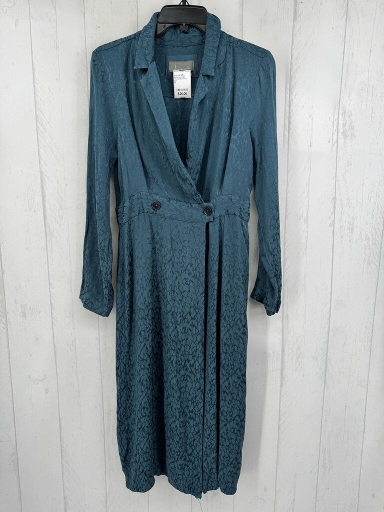 10 animal print l/s duster