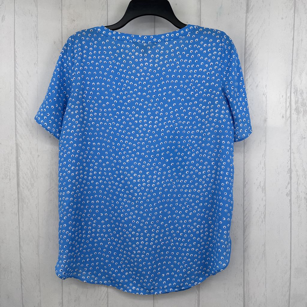 XS printed round neck s/s top