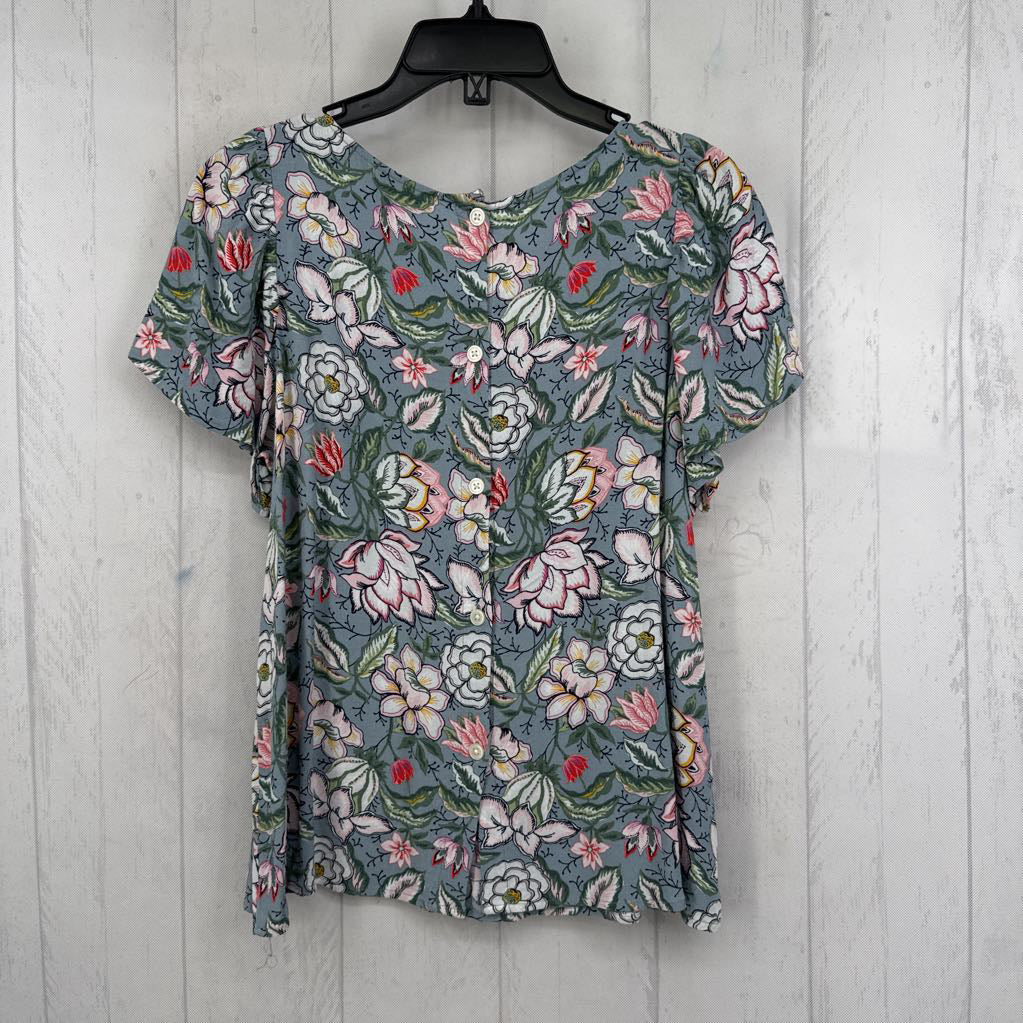 M flo print flutter slv top s/s