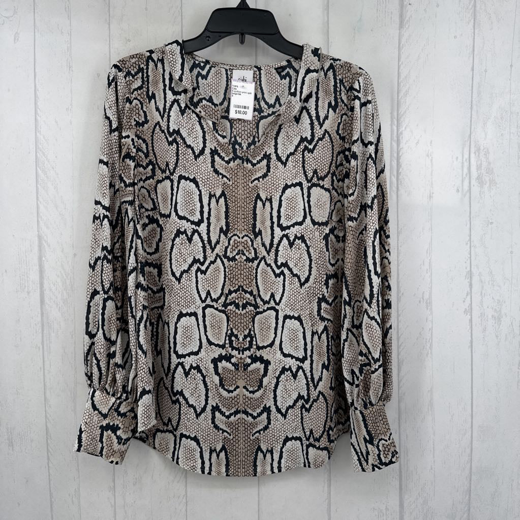 S python print split neck l/s top