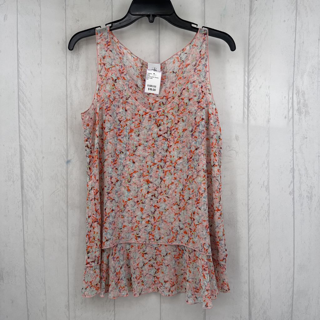 XS flo print flowy tank