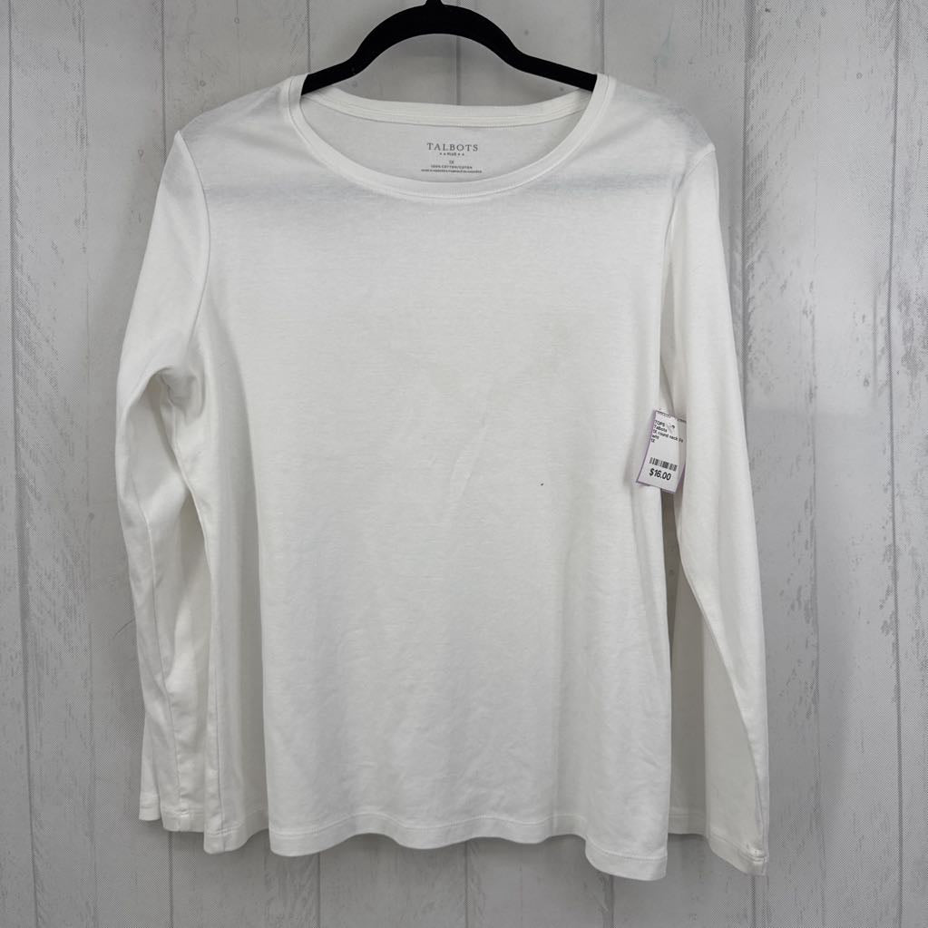 1X round neck l/s tee