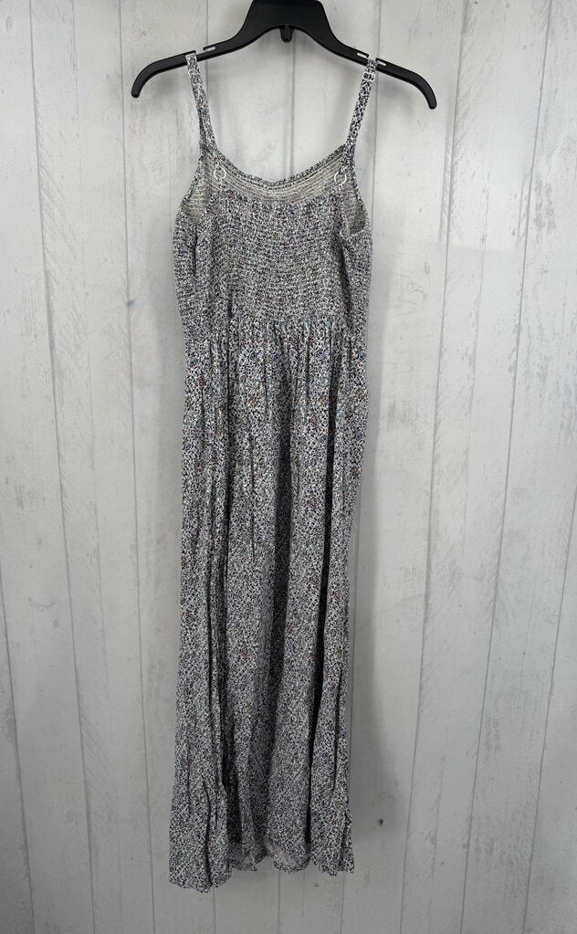 M floral print smocked sundress