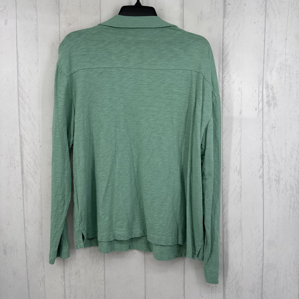 M split neck l/s polo