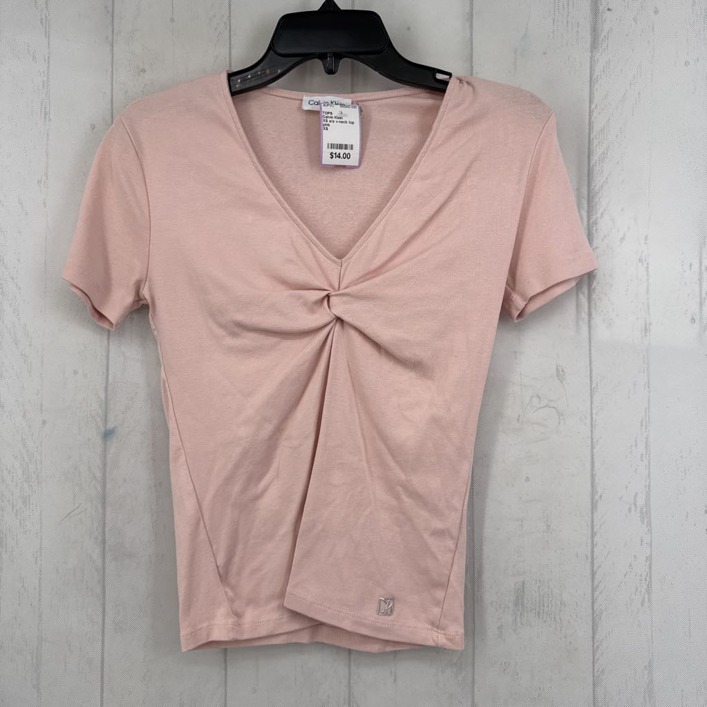 XS s/s v-neck top