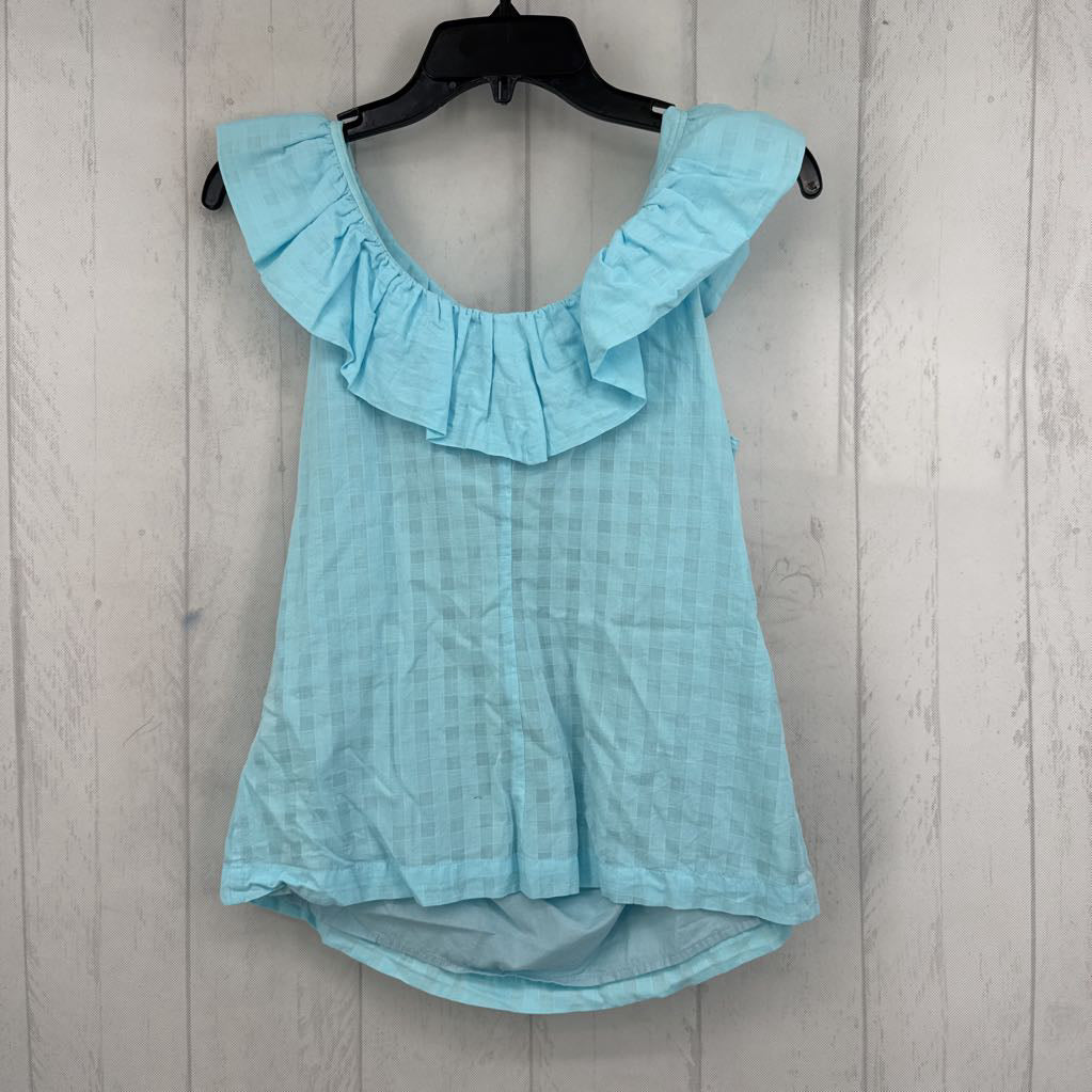 XS ruffle neckline top
