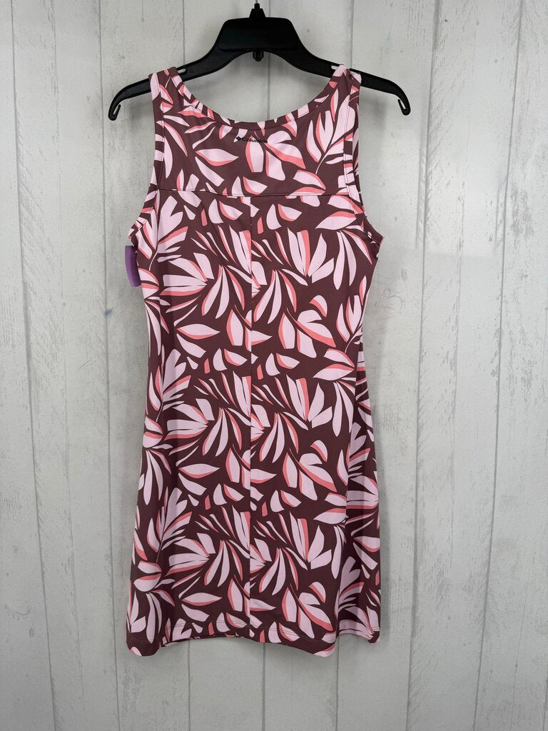 XS leaf print slvls dress