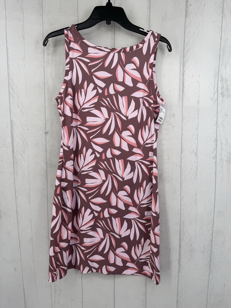 XS leaf print slvls dress