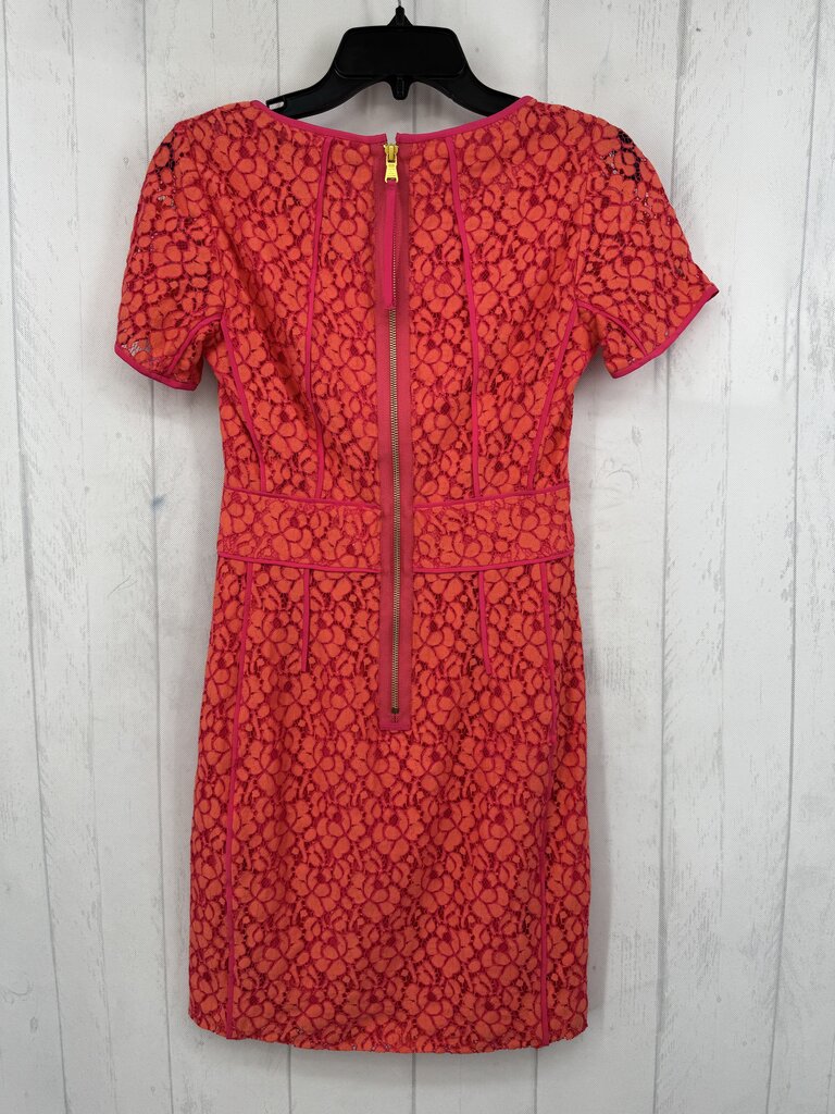 0 s/s lace scoop neck dress
