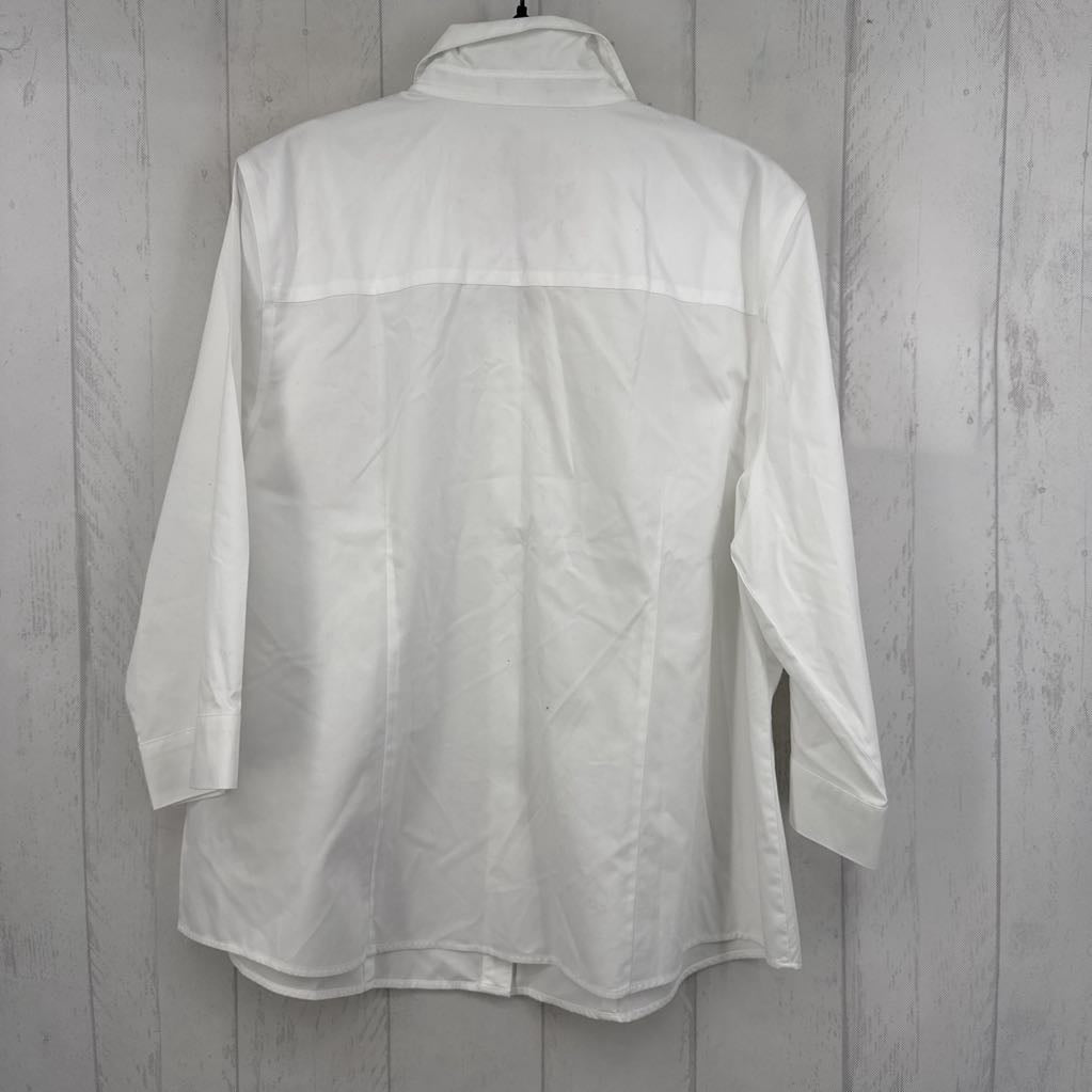 XL 3/4 slv button down shirt