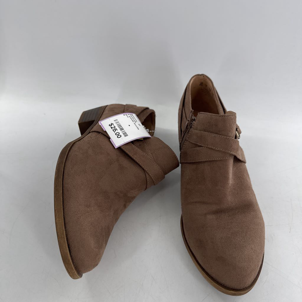 8 suede bootie