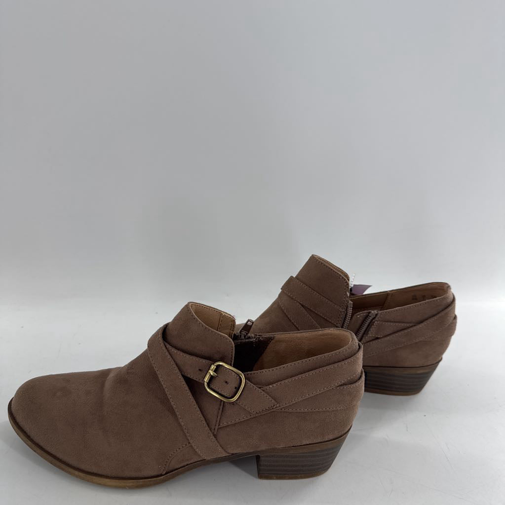 8 suede bootie