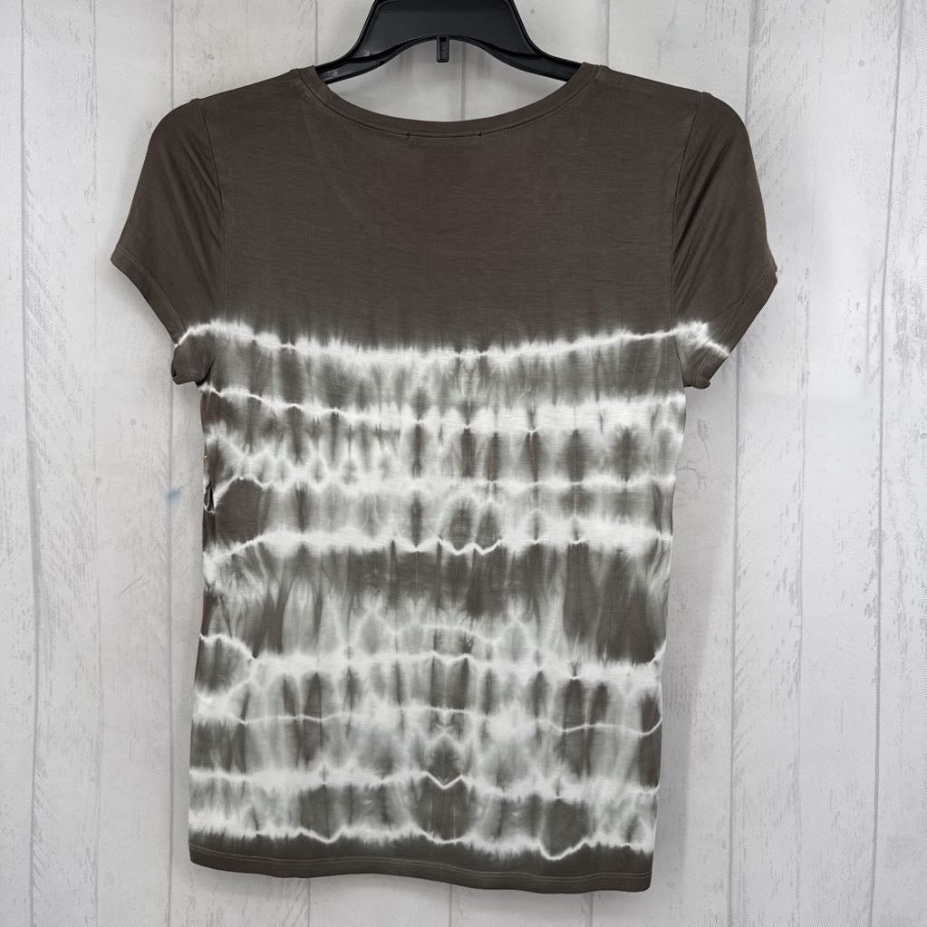 S embelished tie-dye s/s tee