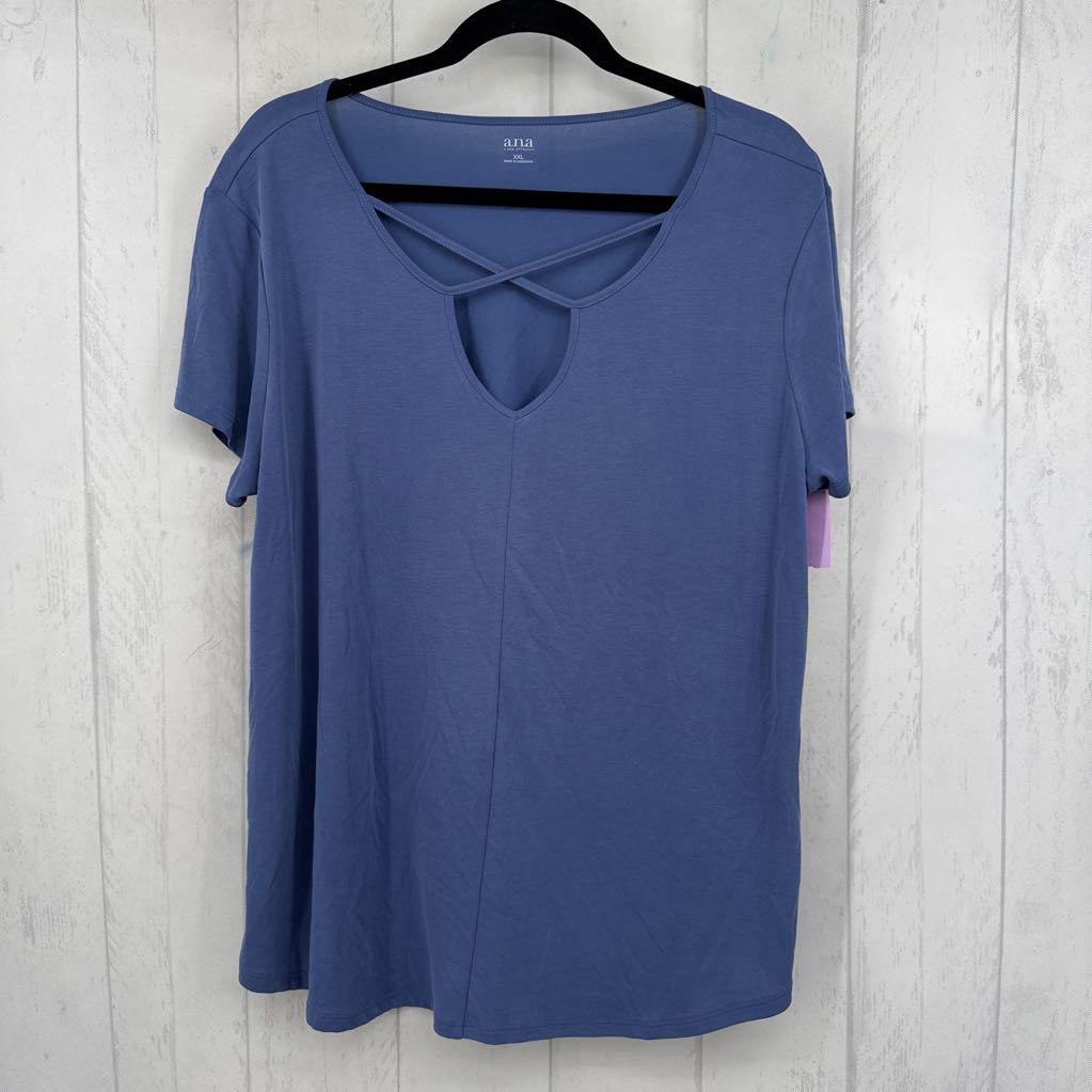 XL cut-out s/s tee