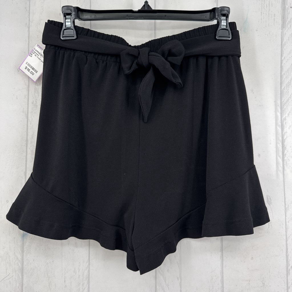 S/P tie front pull-on shorts