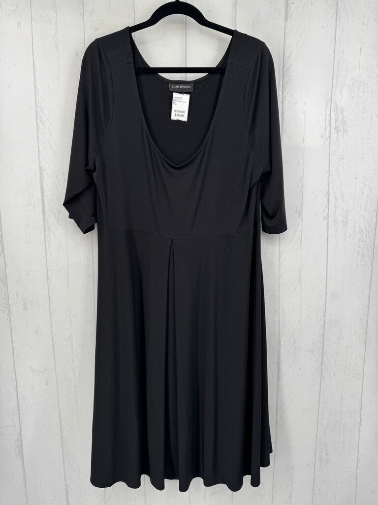 18/20 scoop neck 3/4 slv dress