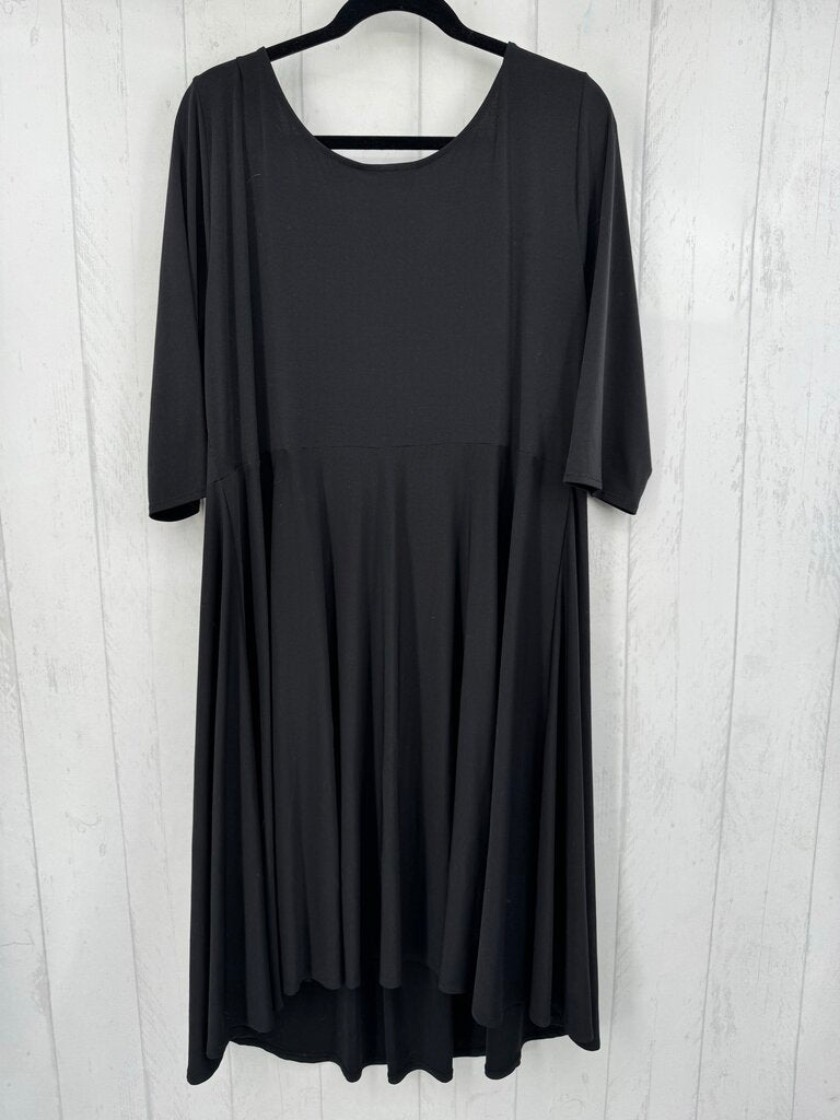 18/20 scoop neck 3/4 slv dress