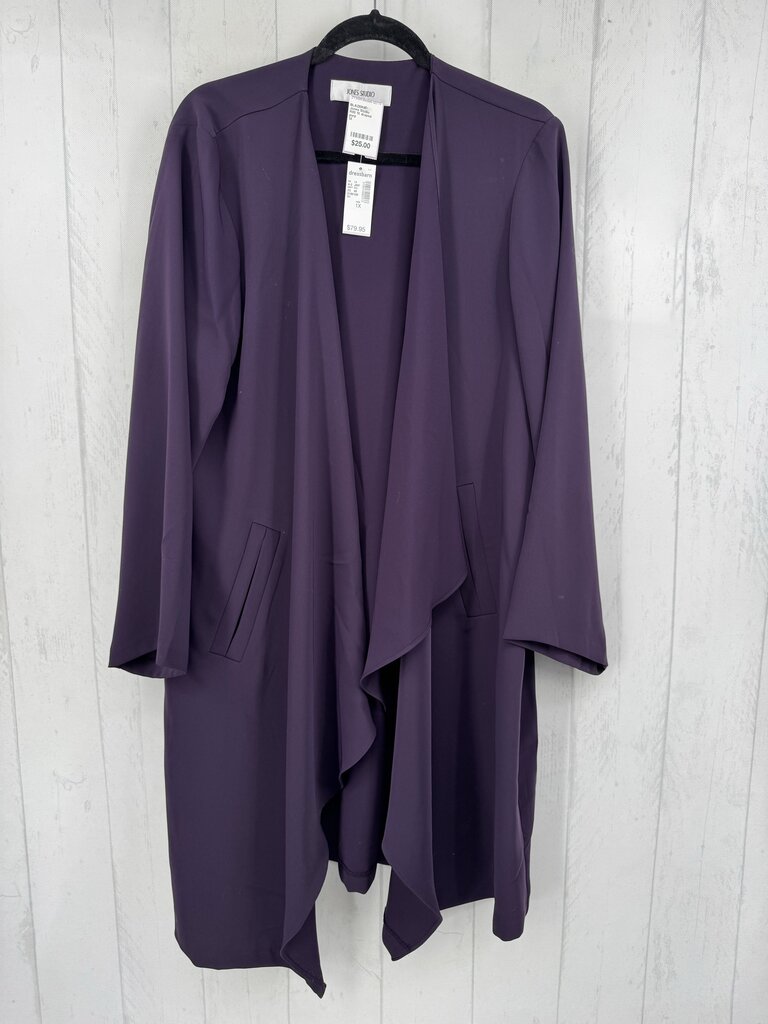 R80 1X draped front jacket