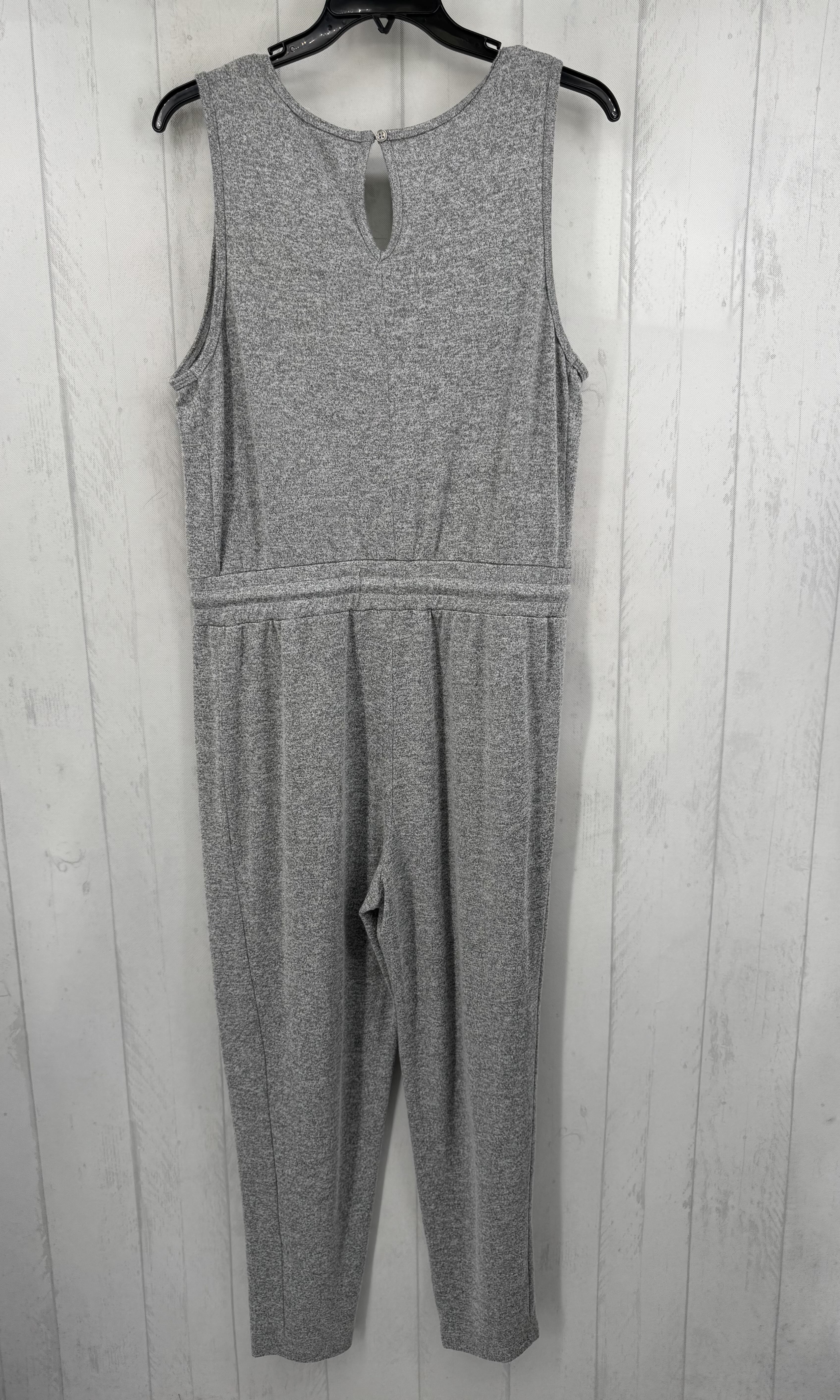 rled drawstring waist slvls jumpsuit