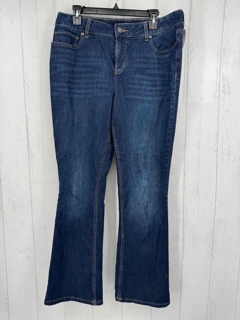 14 mid-rise slim bootcut jean