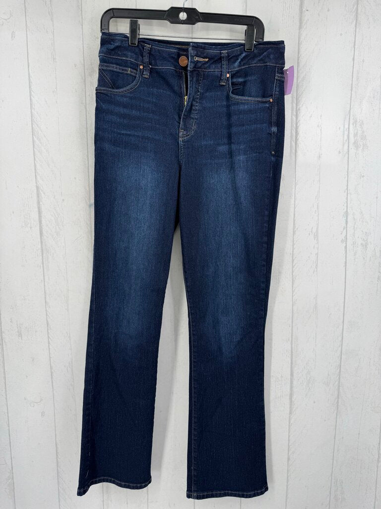 12 hi-rise slim bootcut jean