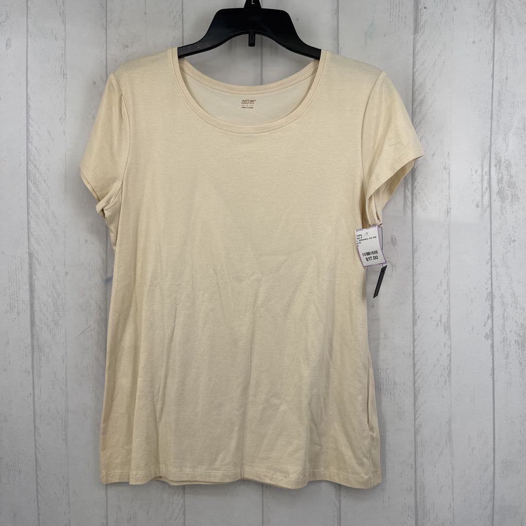 L shimmery s/s tee