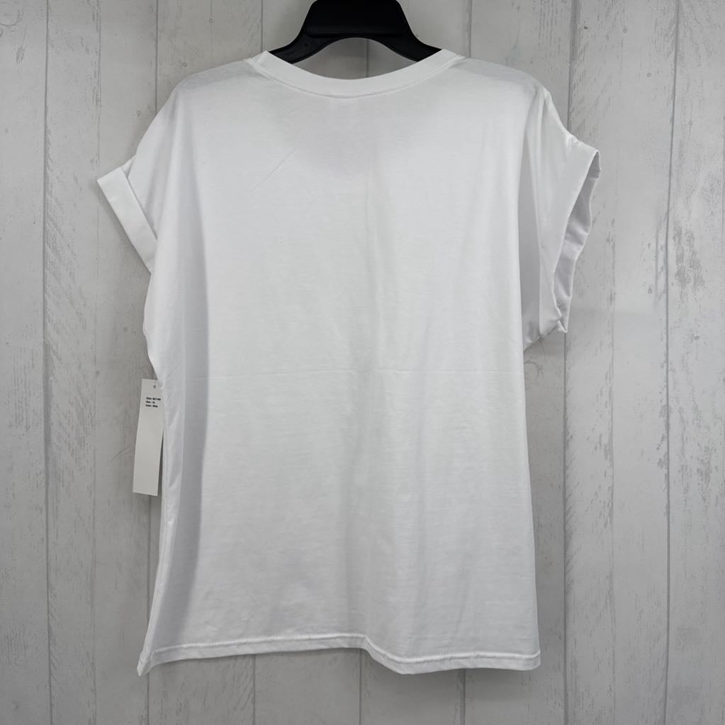 XL flo embroidered s/s tee