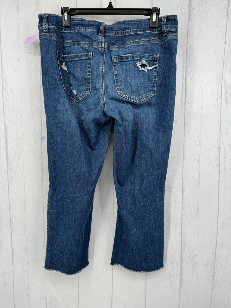 14 denim capris