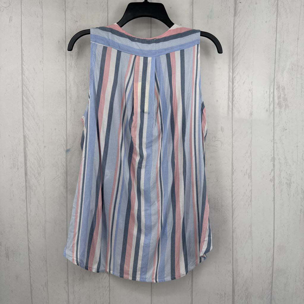 M striped crossover tank