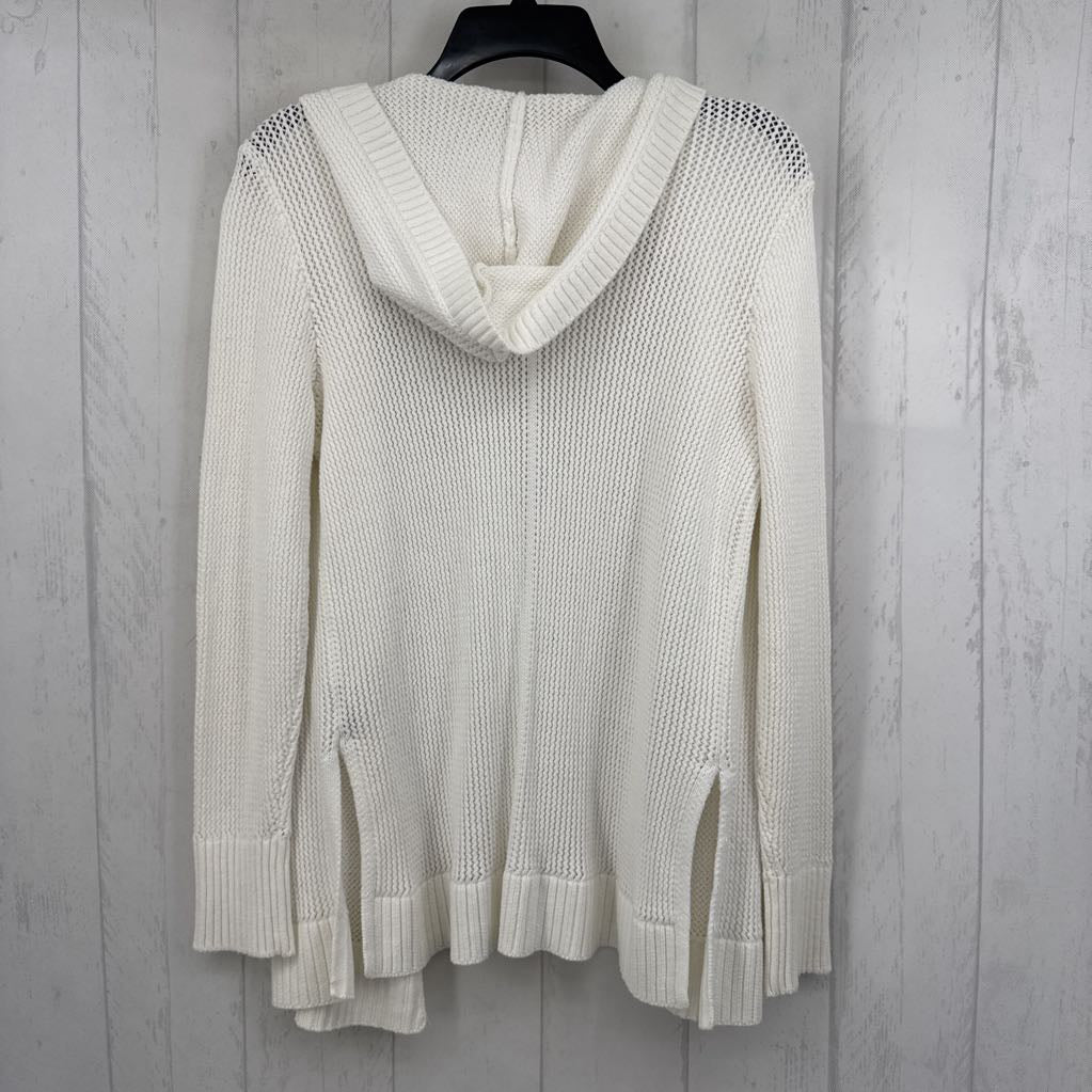M crochet hooded cardi