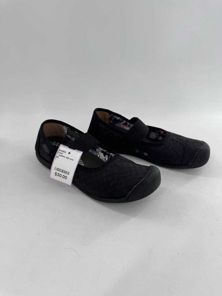 7 quilted slip-ons