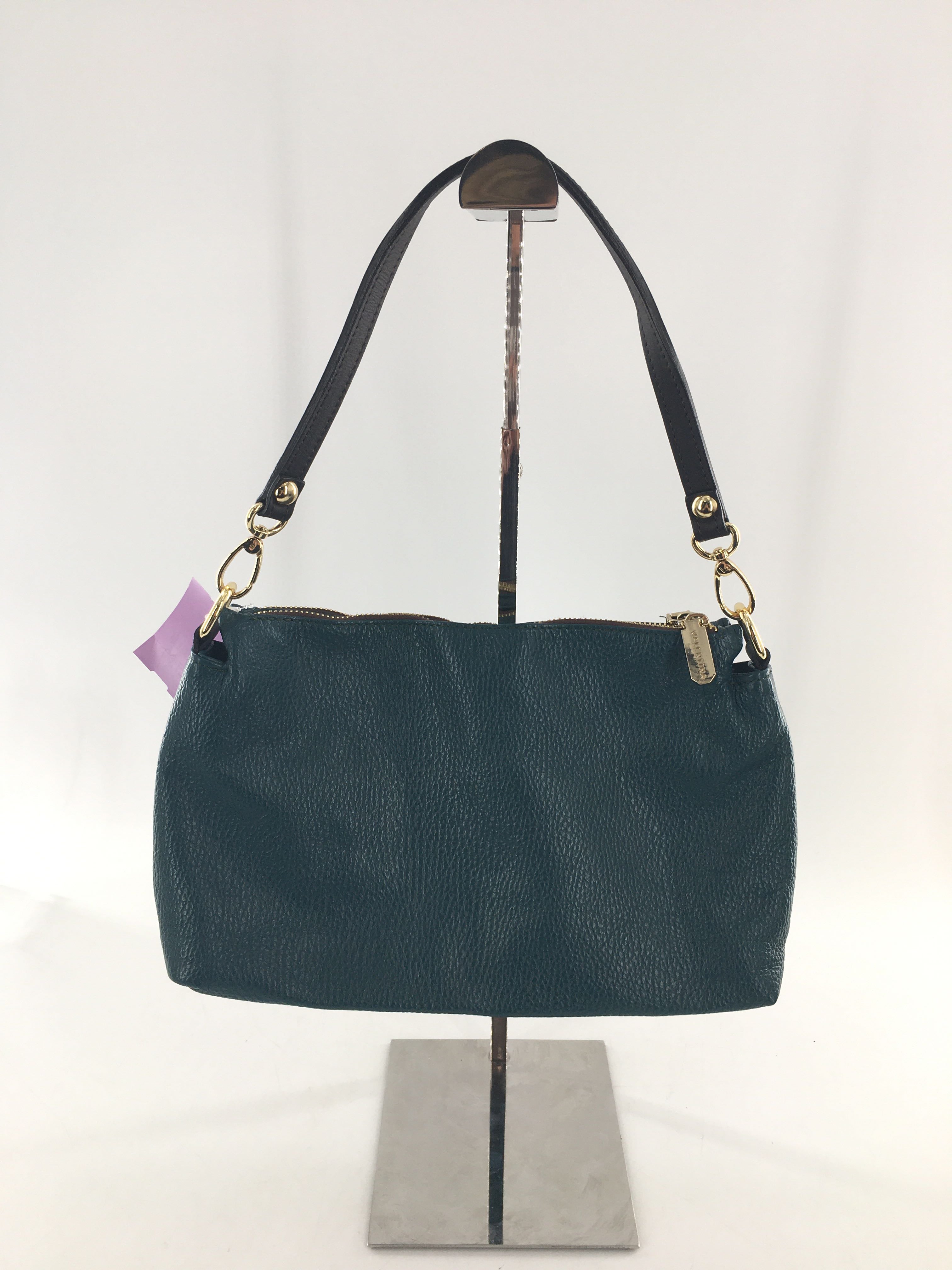 pebbled leather shoulder bag