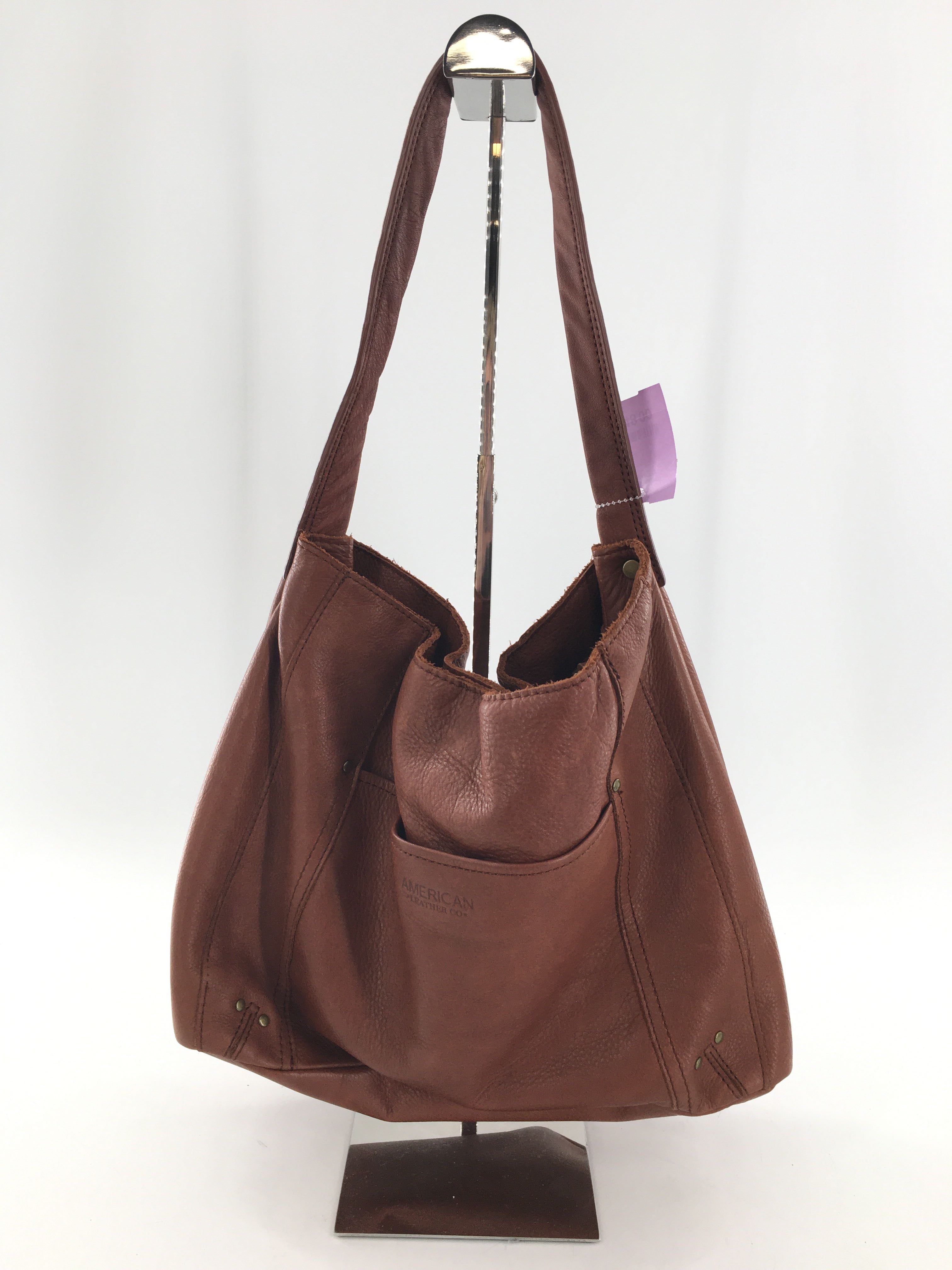 leather slouchy shoulder bnag