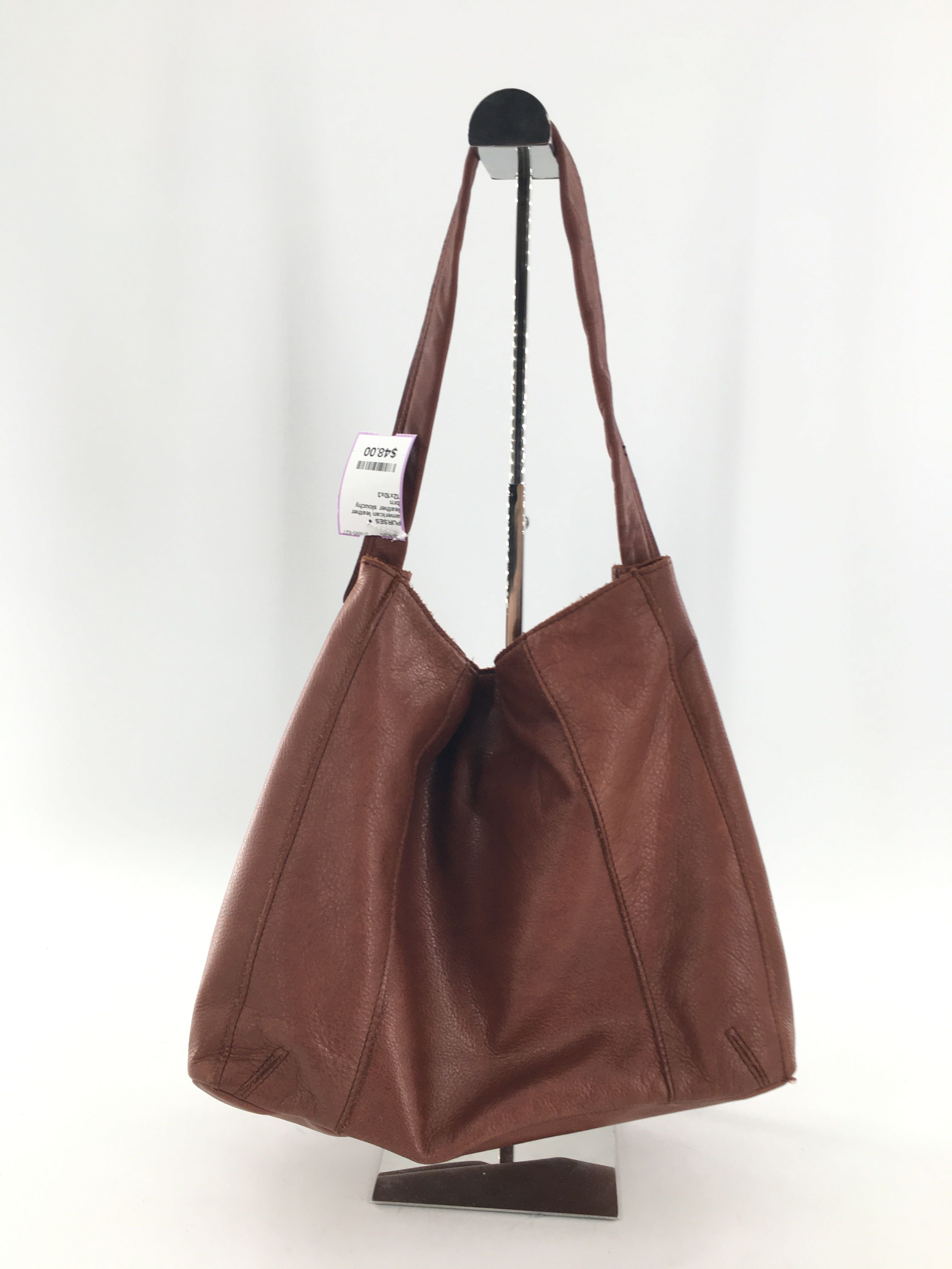 leather slouchy shoulder bnag