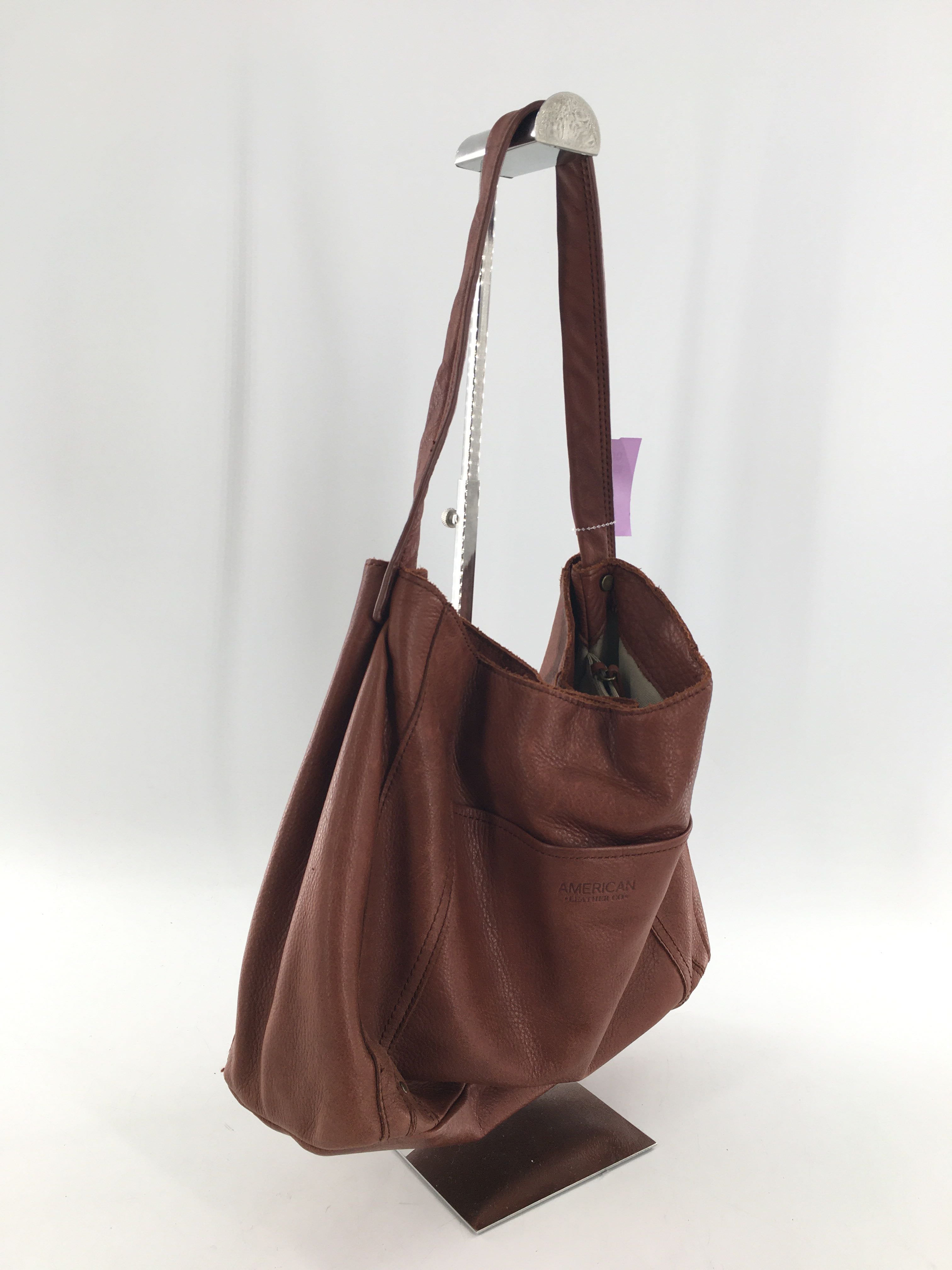 leather slouchy shoulder bnag