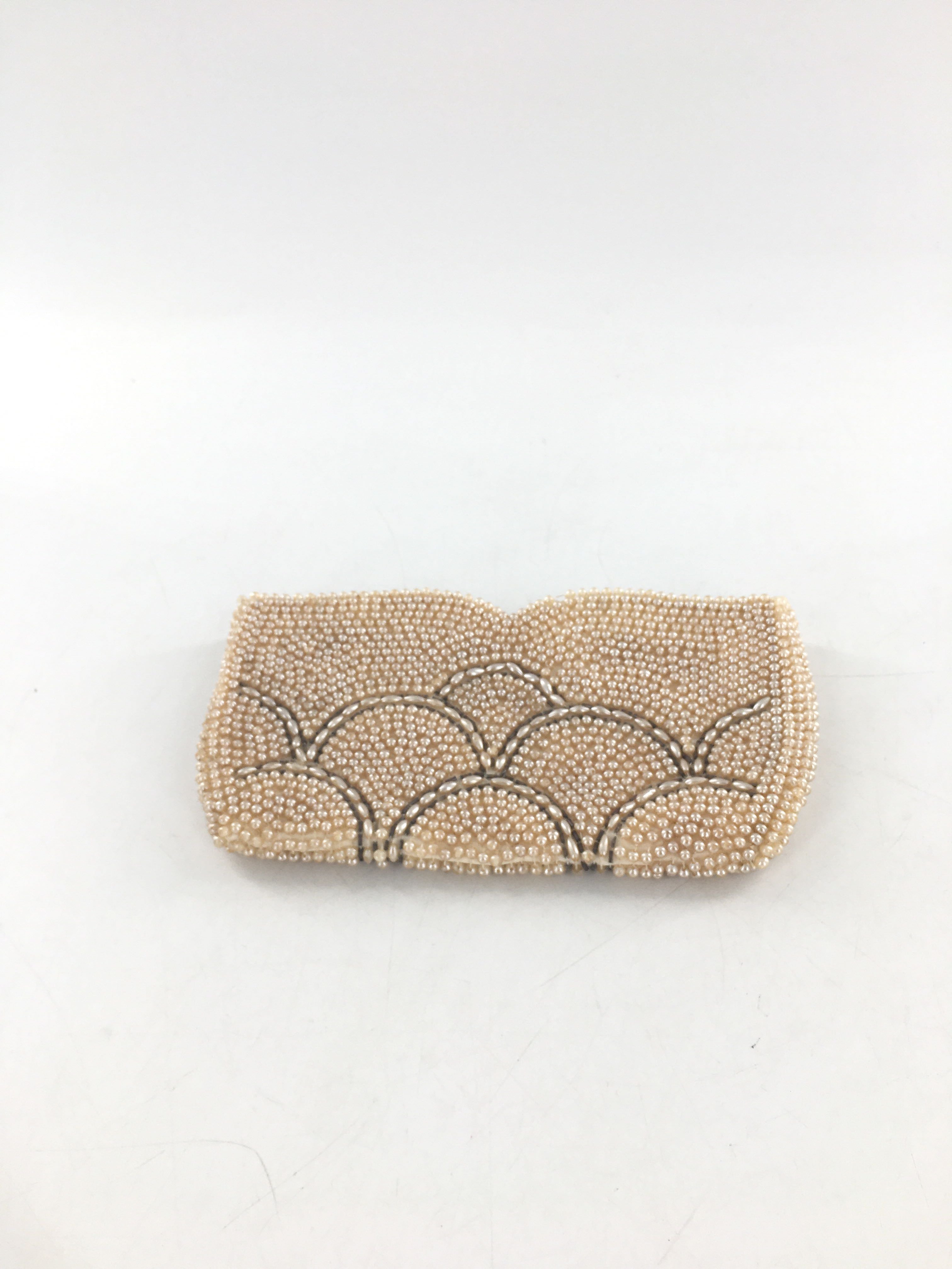 vintage beaded clutch
