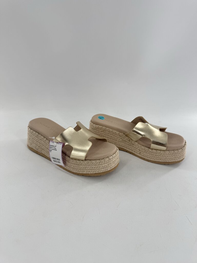 7.5 espadrille wedge heel sandal