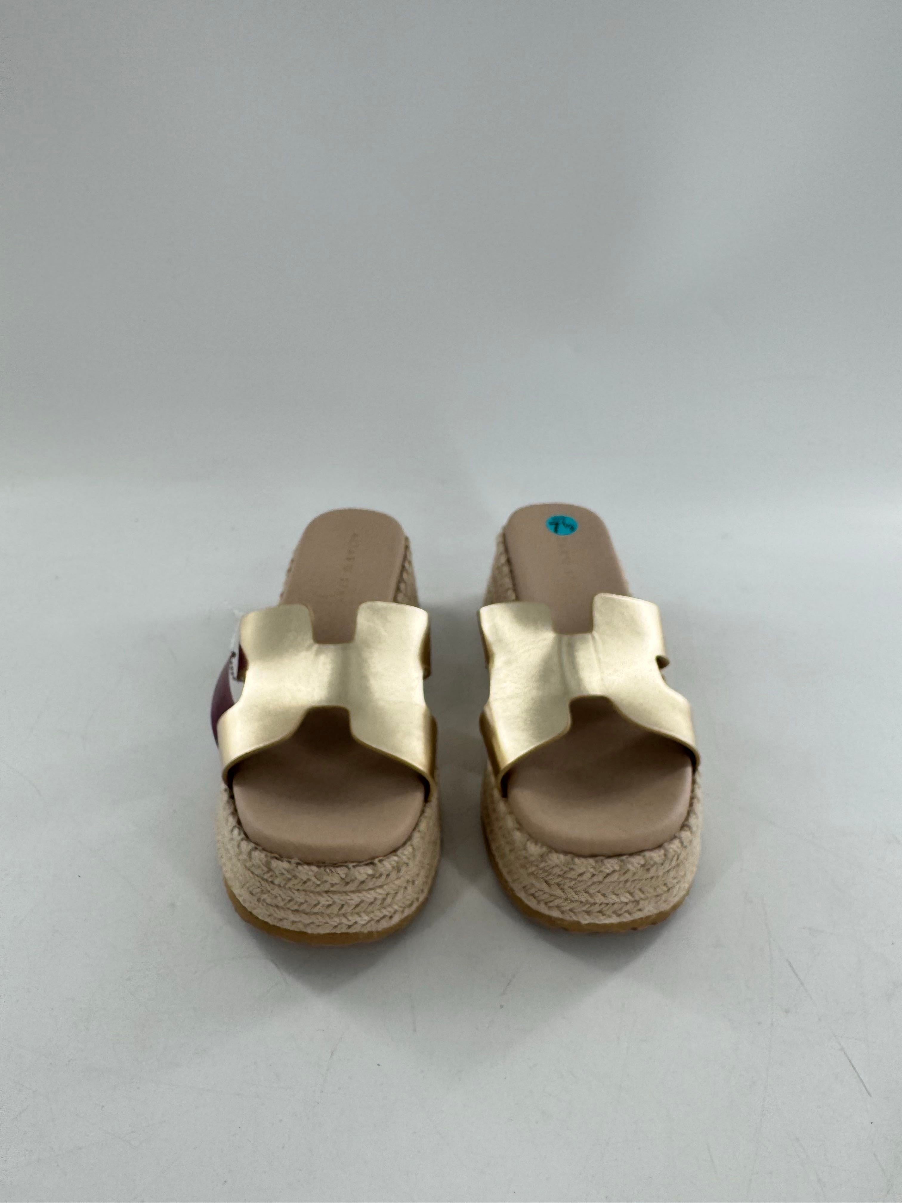 7.5 espadrille wedge heel sandal