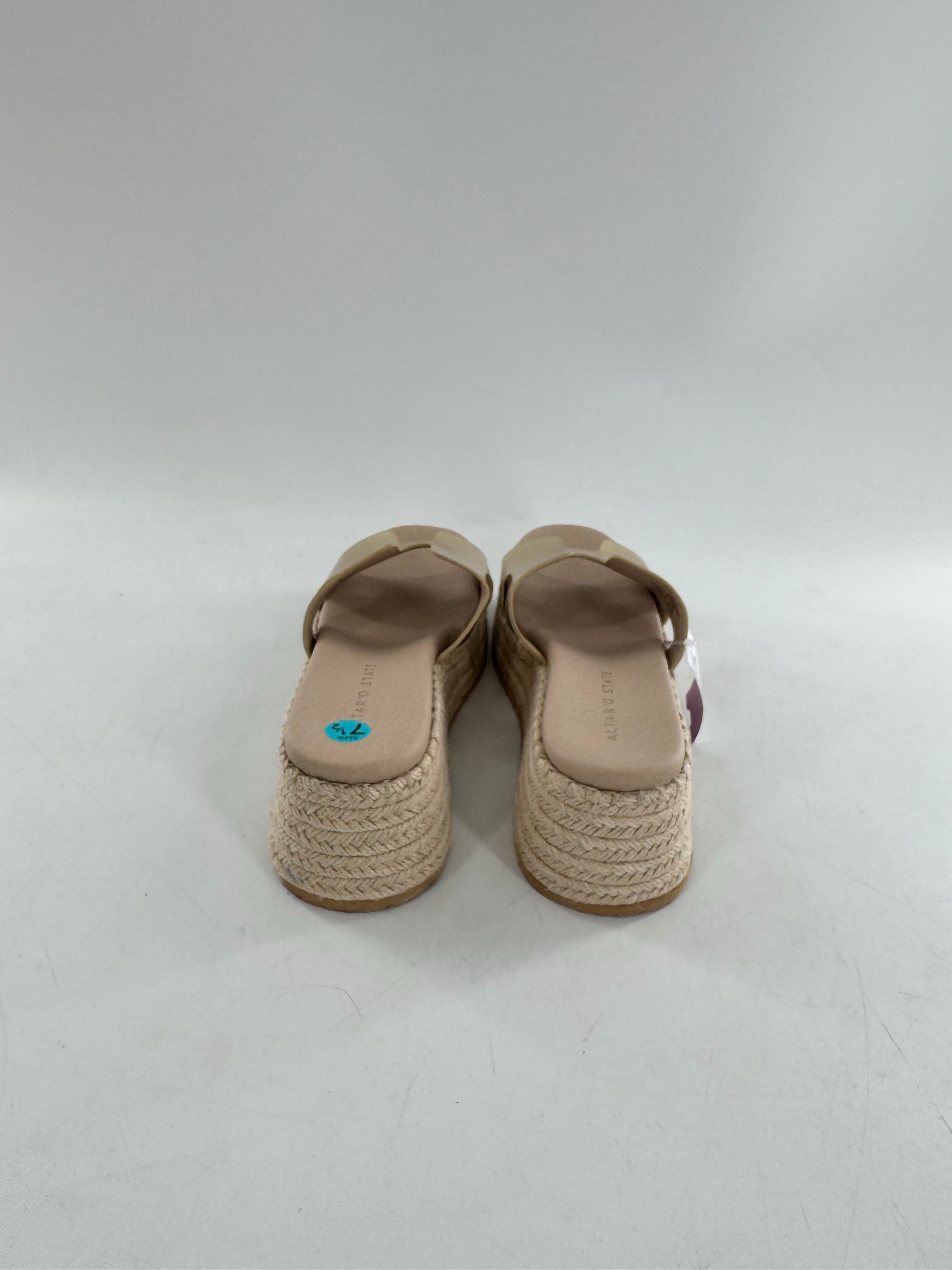 7.5 espadrille wedge heel sandal