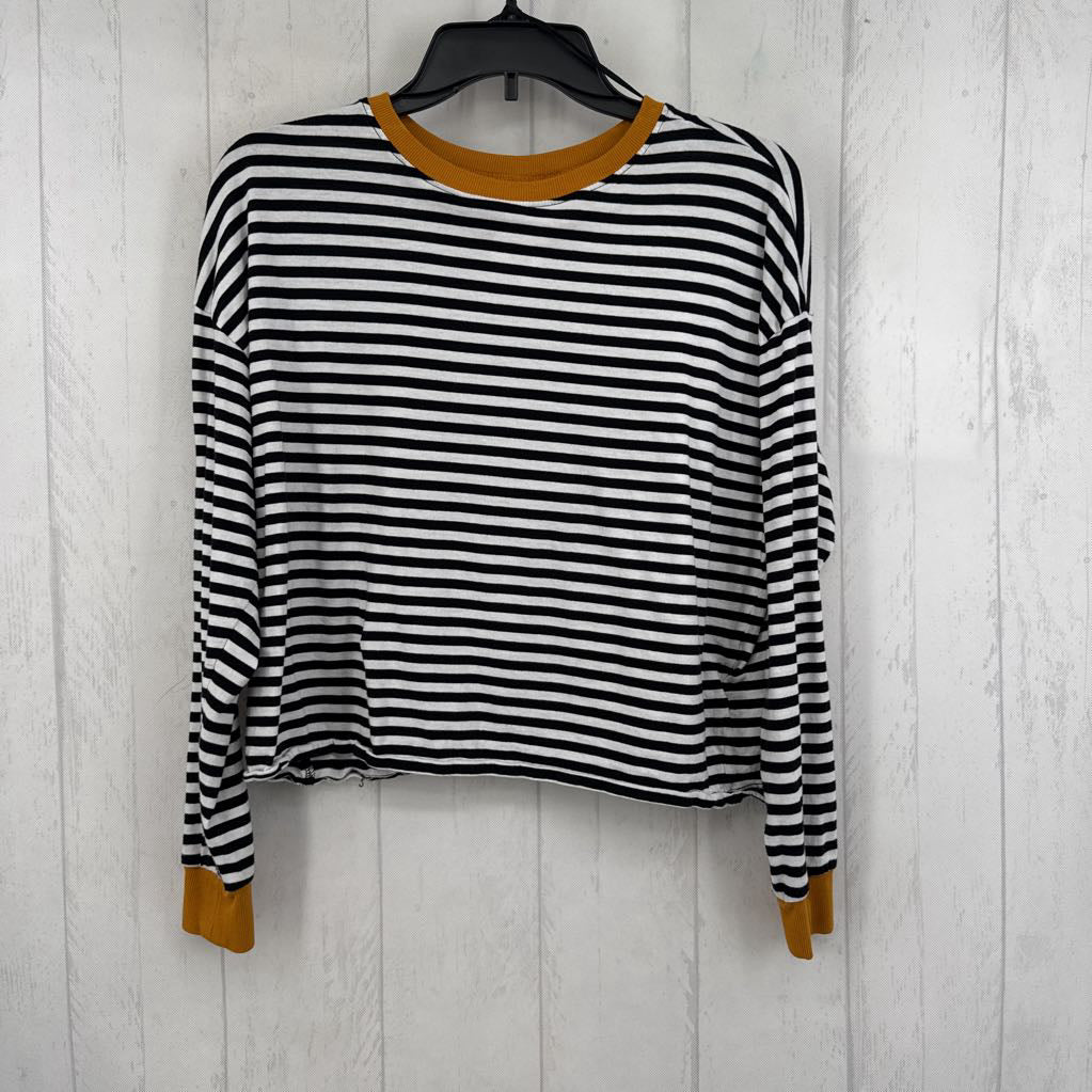 M striped l/s tee