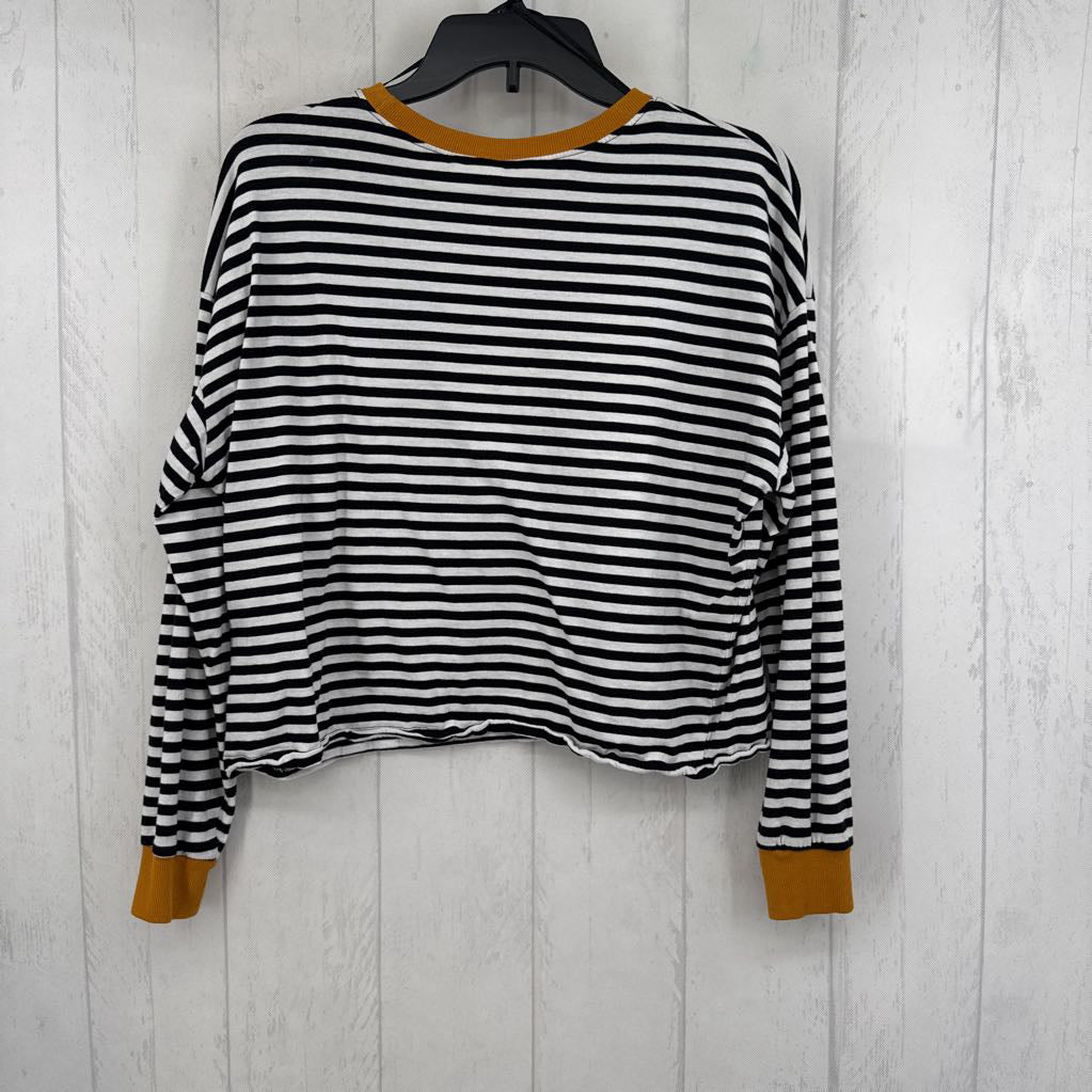 M striped l/s tee