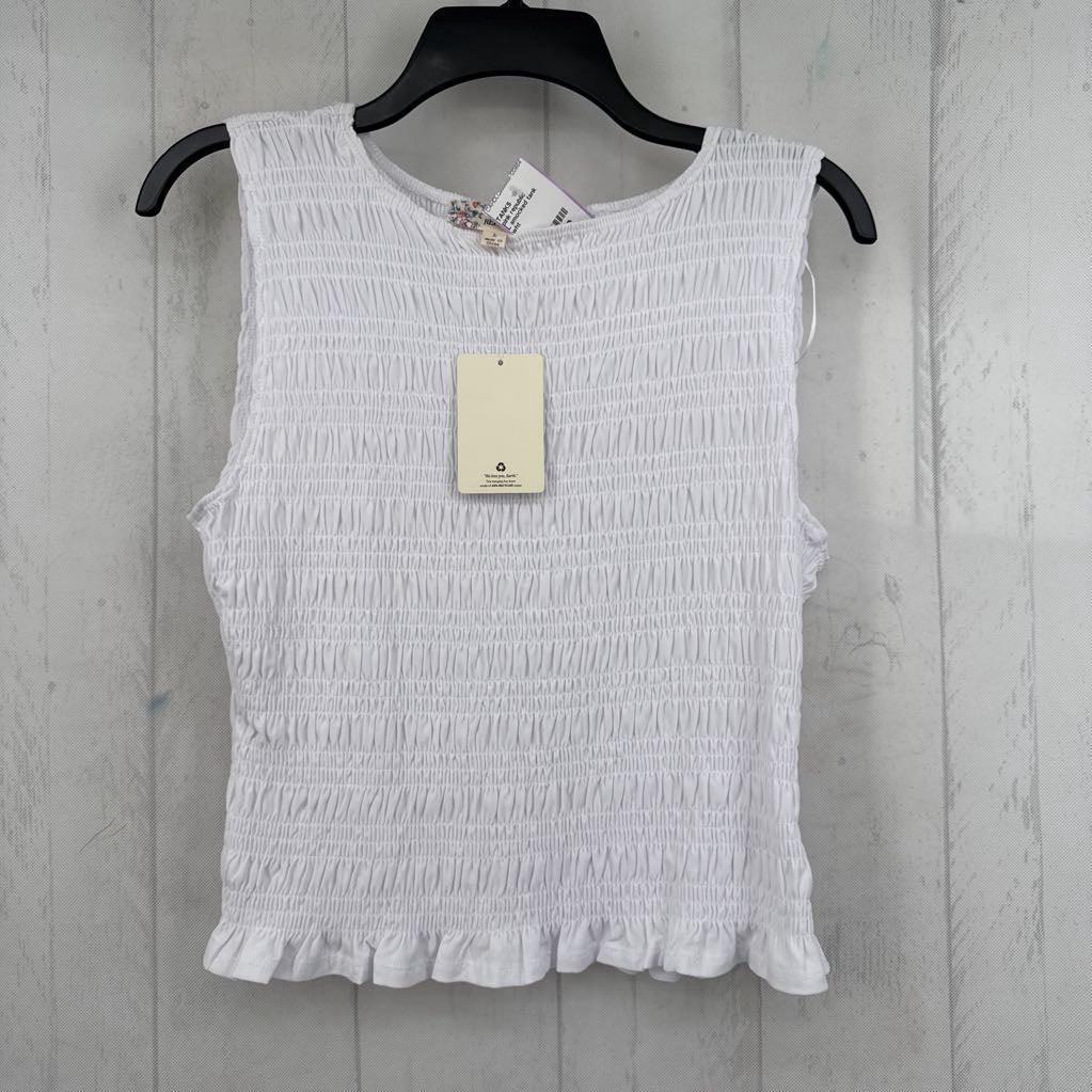 L smocked tank