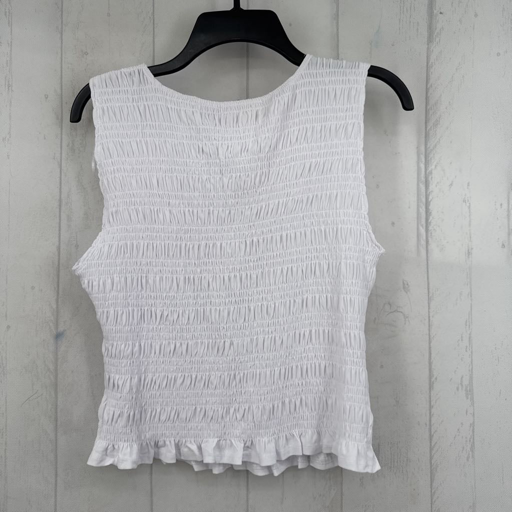 L smocked tank