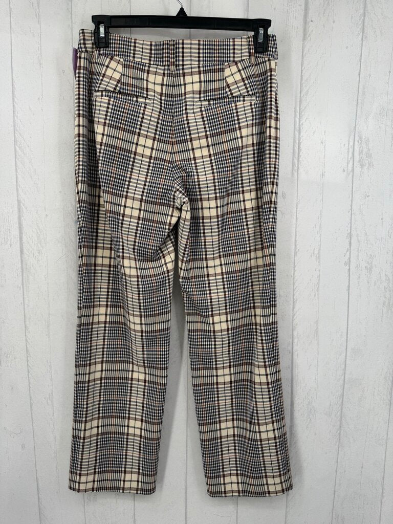12 plaid curvy skinny fit pant