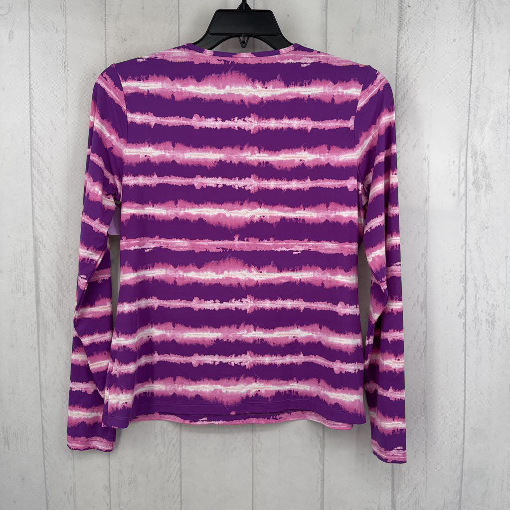 M printed round neck l/s tee