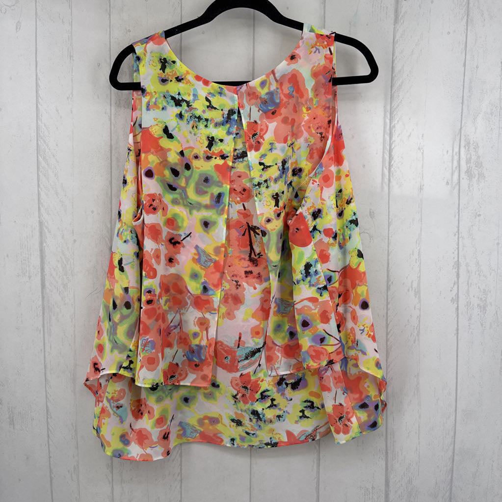 XXL flowy flo print tank