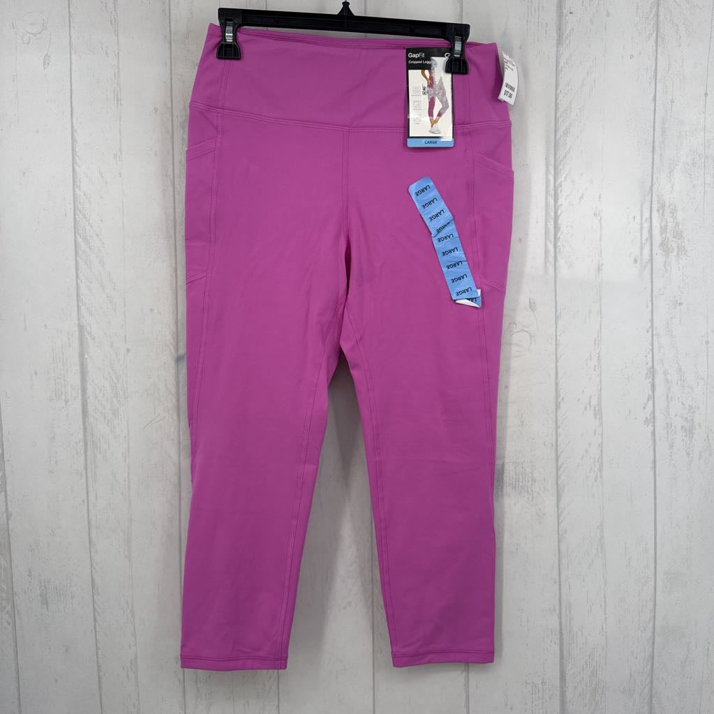 L hi-rise crop legging