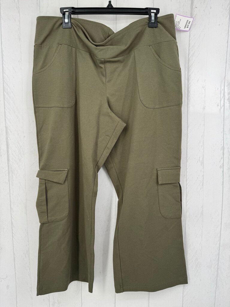 XLp stretch knit cargo pocket pant