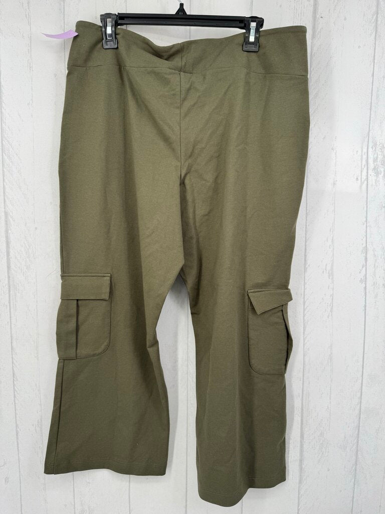 XLp stretch knit cargo pocket pant
