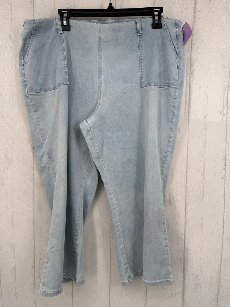 18wp stretch denim capris